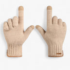 Men's Fleece-Lined Winter Gloves with Touchscreen Tips