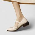 Mary Jane Flats with Cushioned Insole