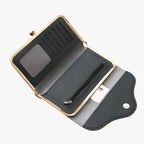 Faux Leather Wallet with Multiple Card and Coin Slots