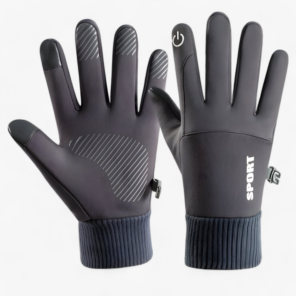 Guantes de invierno resistentes al agua con puntas táctiles