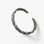 Handwoven Silver-Tone Bracelet