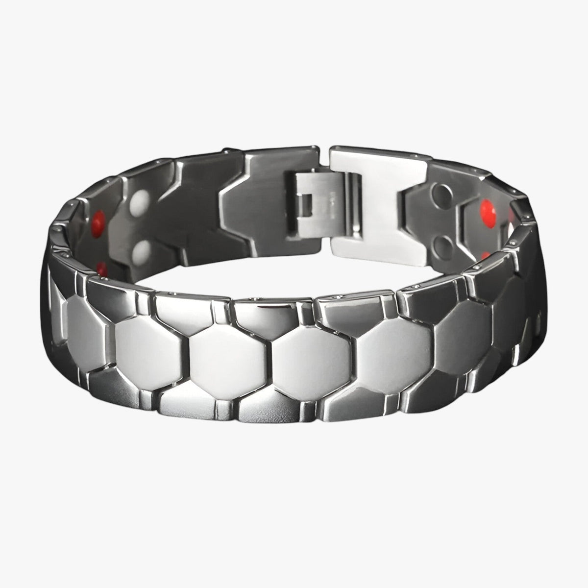 Removable Geometric Bracelet with Adjustable Sizing