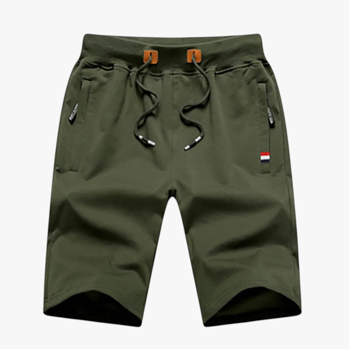 Men's Slim-Fit Cotton Shorts with Deep Cargo Pockets