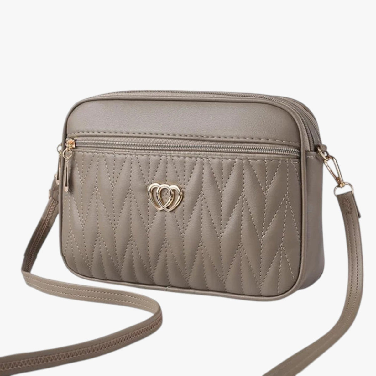 Bolso de piel sintética PU suave con correa bandolera ajustable