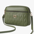 Bolso de piel sintética PU suave con correa bandolera ajustable