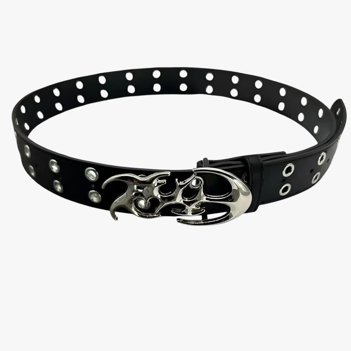 Y2K Hollow-Cut Faux Leather Belt for Any Outfit
