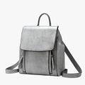Mochila estructurada de piel sintética para los días de estudio y trabajo