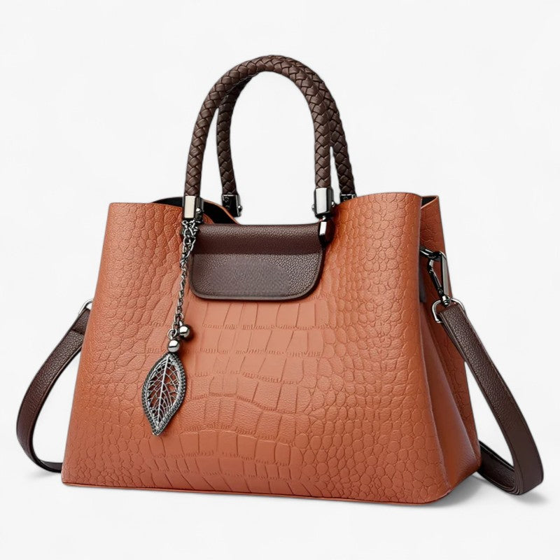 Mjuk crossbody- och axelväska i konstläder
