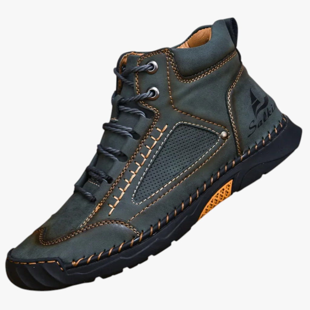 Handmade Faux Leather Shoes with Breathable, Flexible Sole