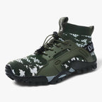 High-Top Hiking Boots with Breathable Mesh Lining