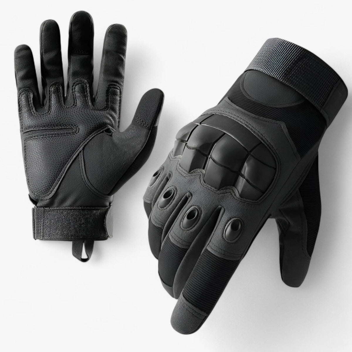 Tactical work gloves with touchscreen compatibility