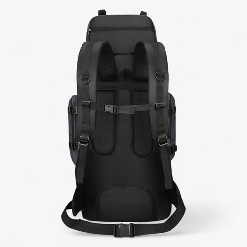 90L Water-Resistant Nylon Backpack for Hiking and Travel