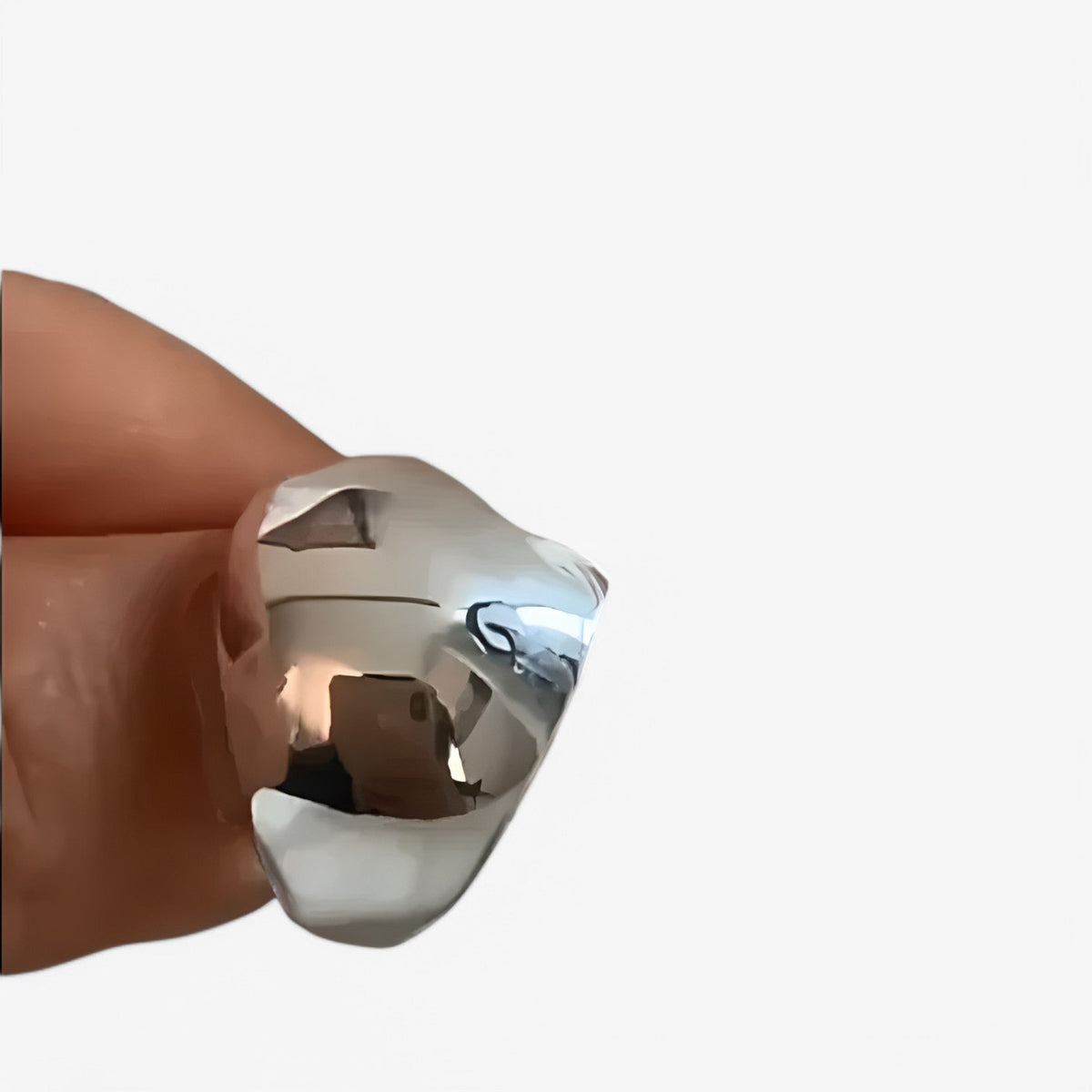 Adjustable Silver-Tone Ring with a Minimalist Design