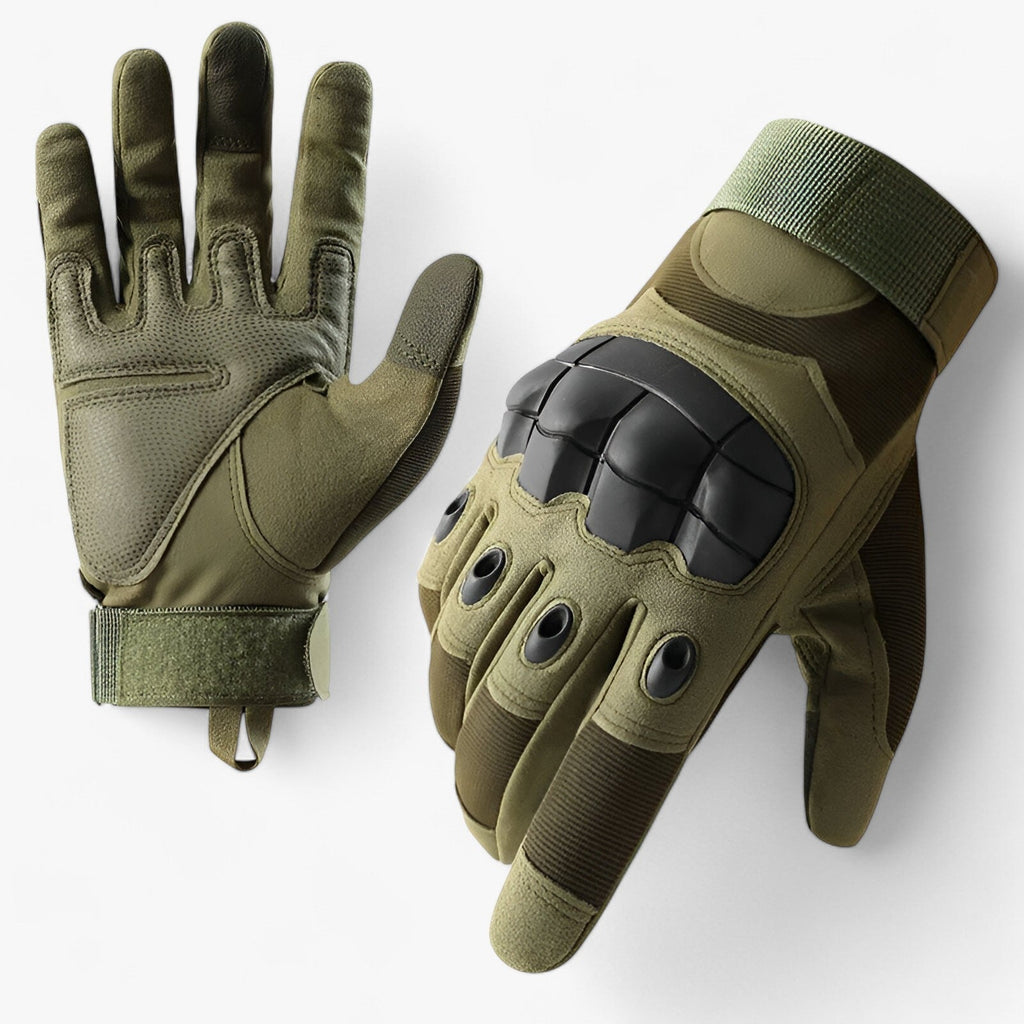 Tactical work gloves with touchscreen compatibility