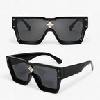 Square Frame Unisex Sunglasses with Lightweight Ergonomic Build