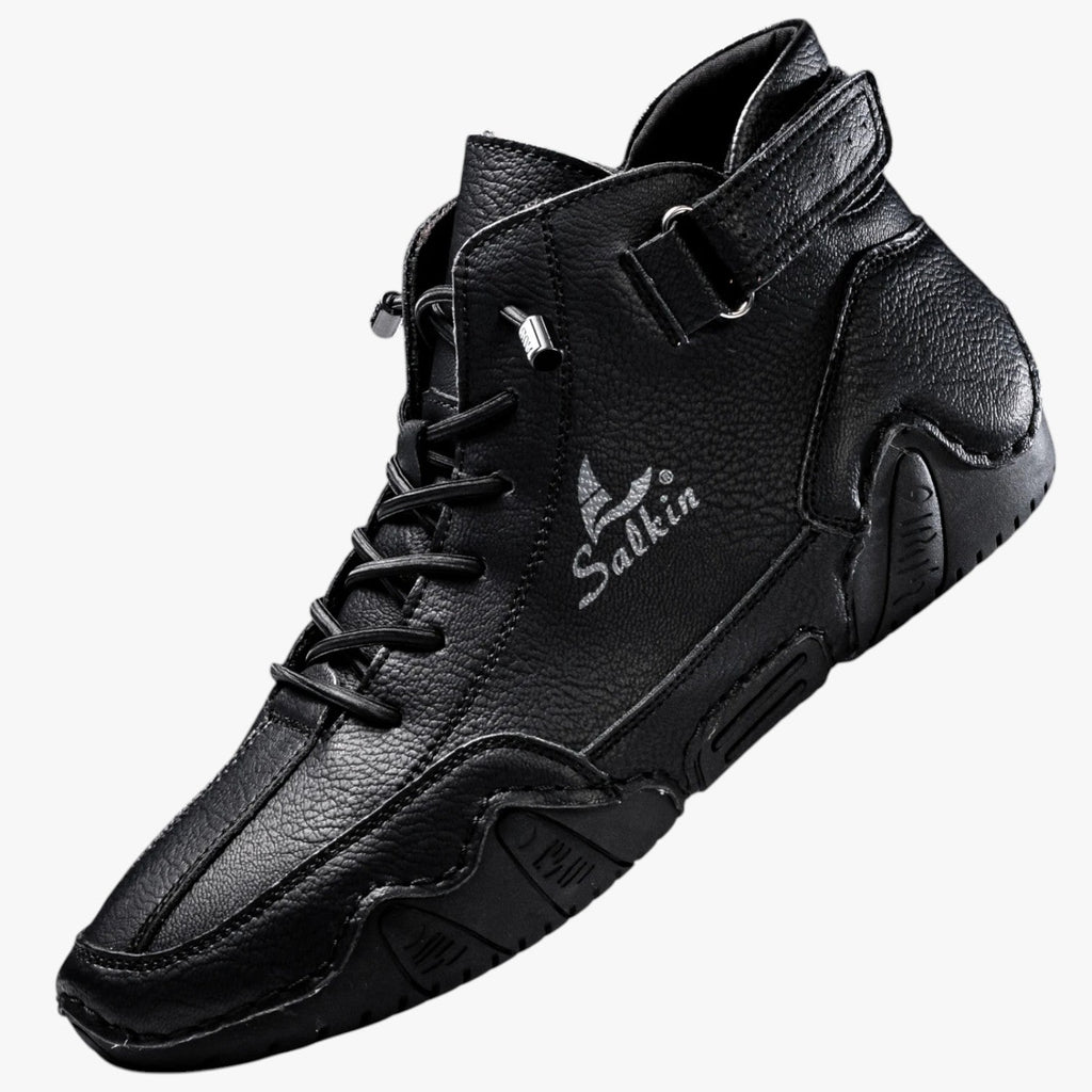 Zapatos artesanales de hombre en piel sintética transpirable con plantilla acolchada