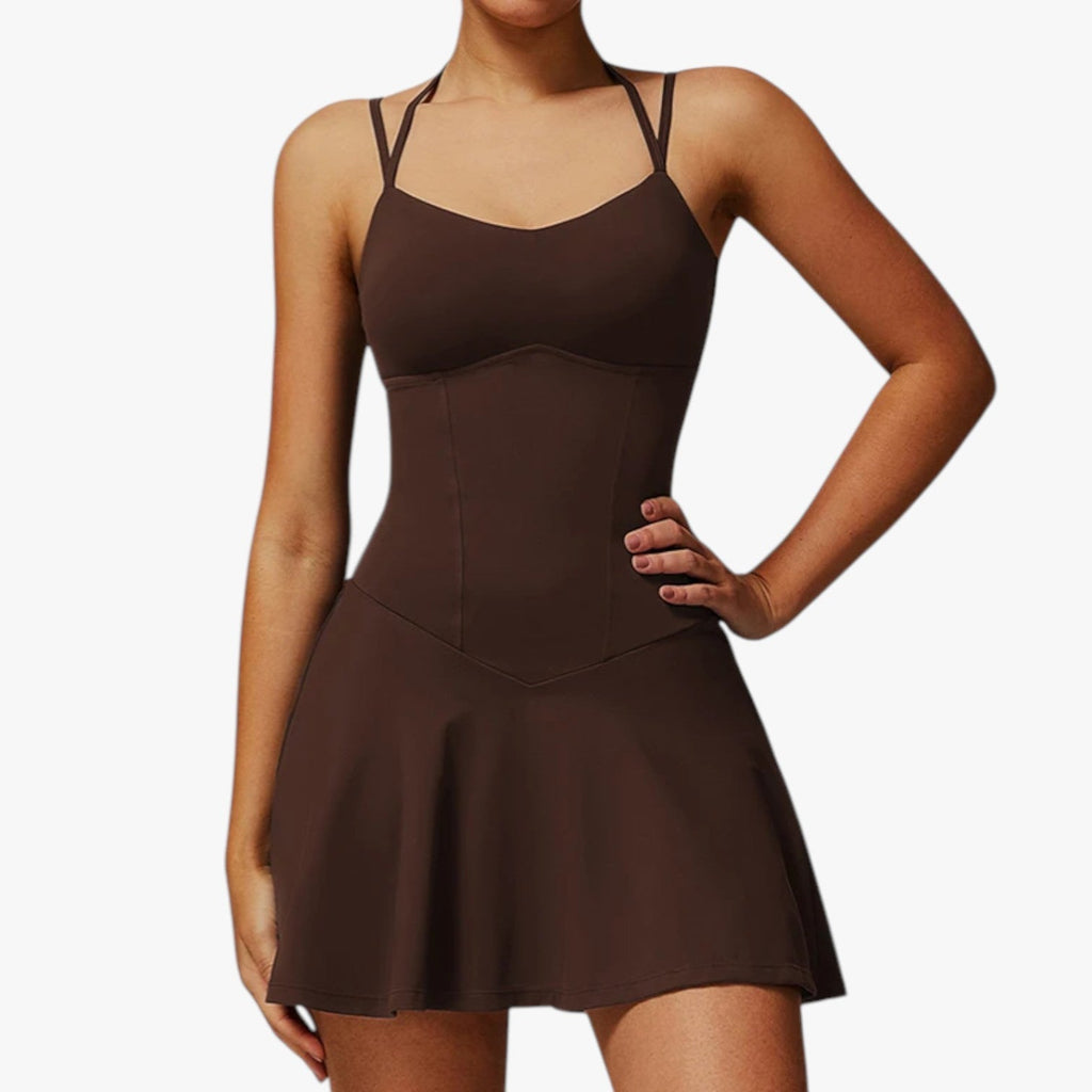 Quick-Drying Sports Dress with Hidden Side Pocket