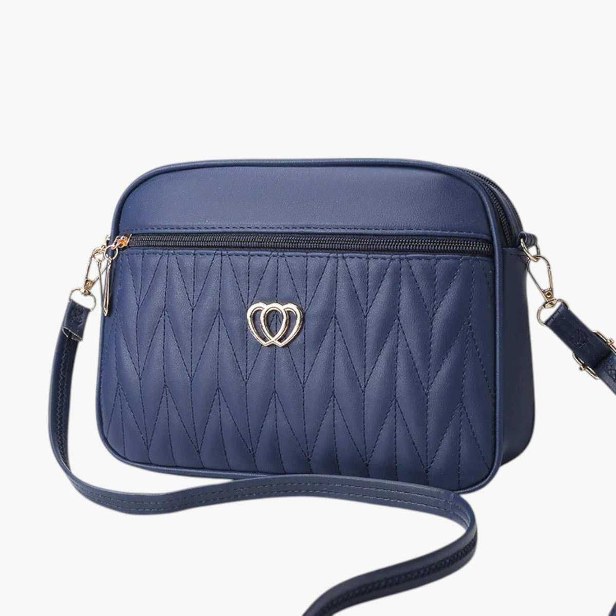 Bolso de piel sintética PU suave con correa bandolera ajustable
