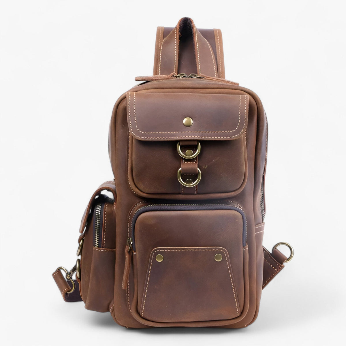 Structured Shoulder Bag with Multiple Organised Compartments