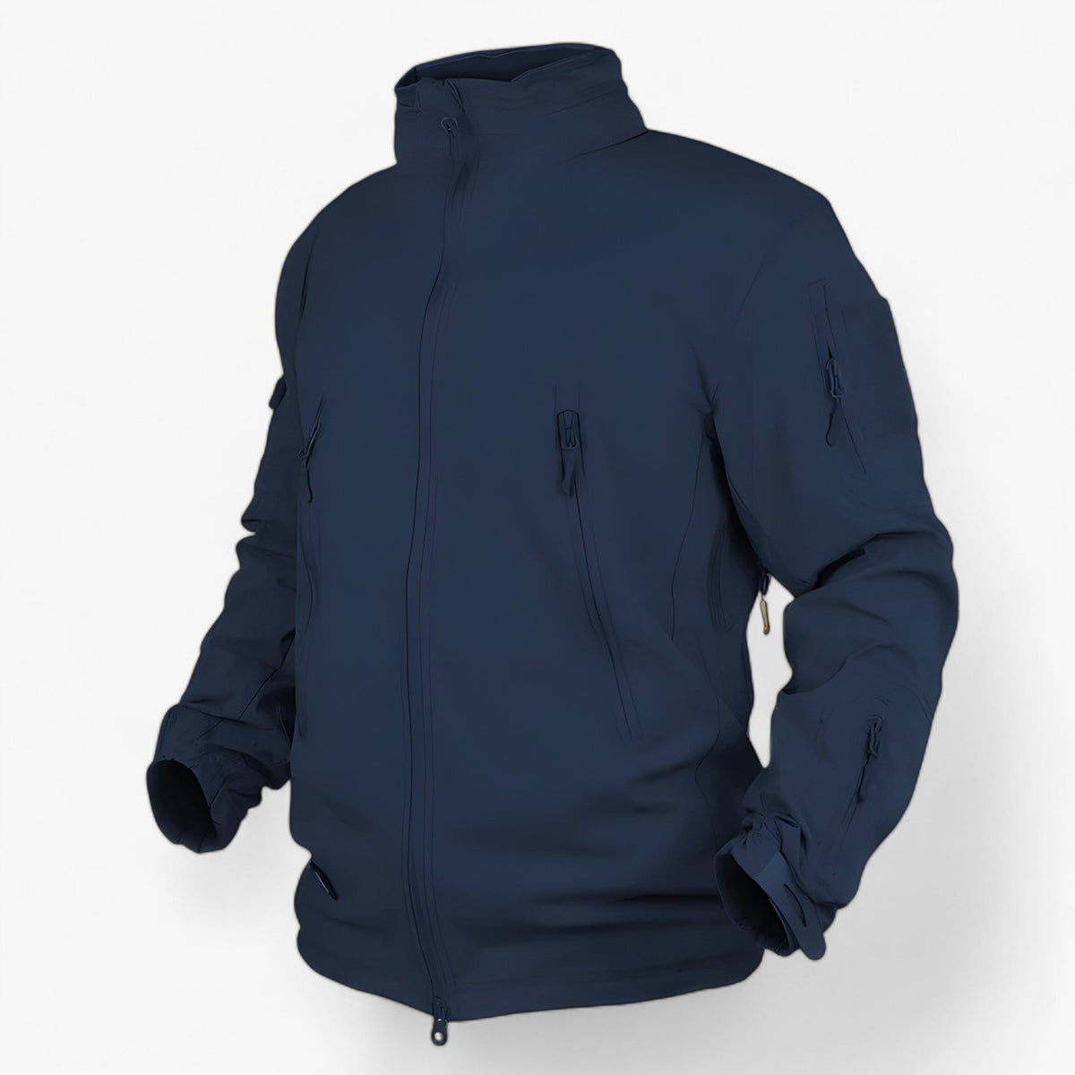 Softshell Jacket with Fleece Lining and Adjustable Hood