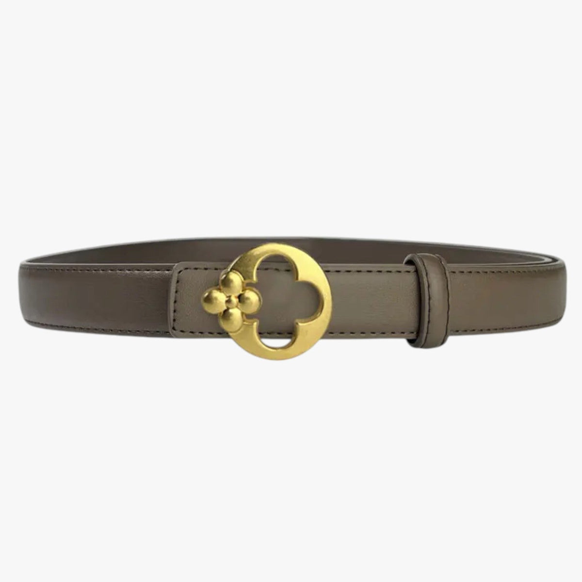 Waist Belt with a Statement Designer Buckle Detail