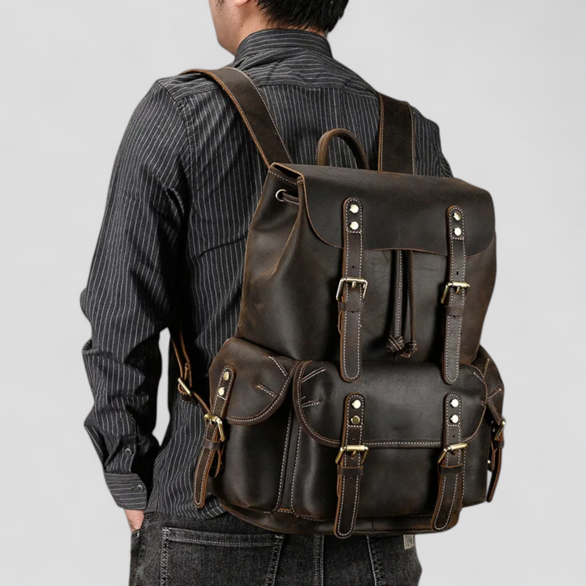 Structured Backpack for Work and University