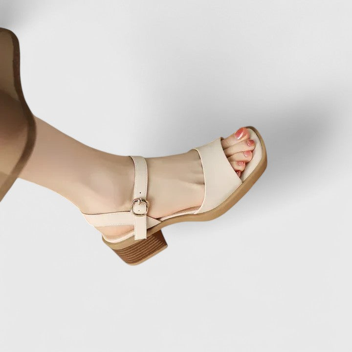 Square Toe Sandals with Vintage Inspired Design