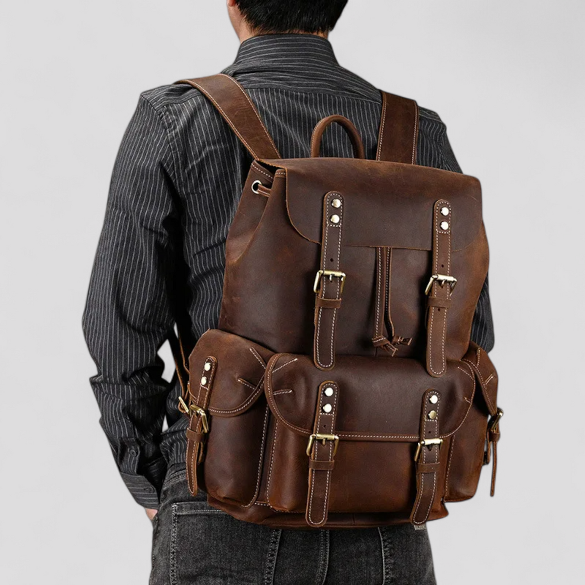 Structured Backpack for Work and University