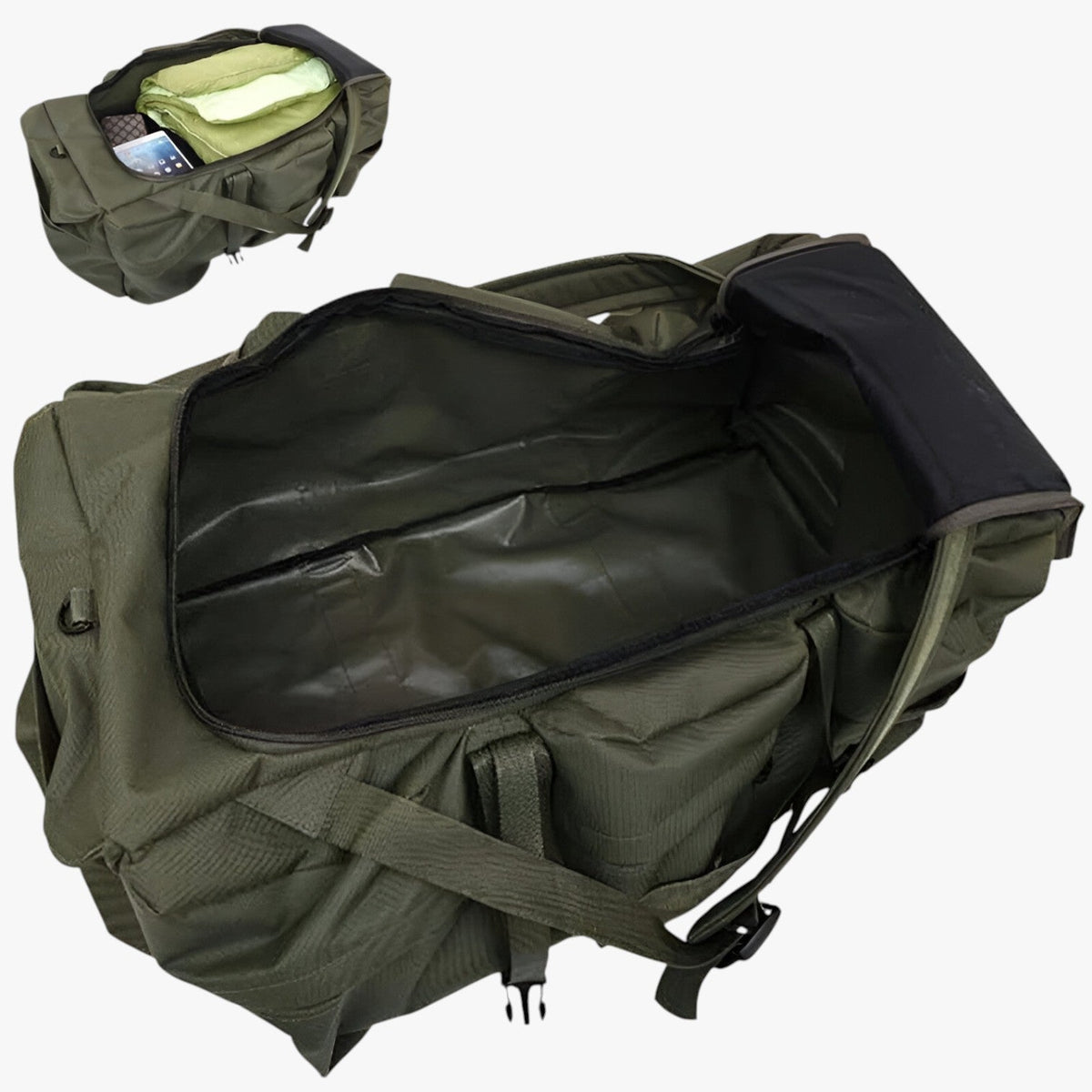 100L Water-Resistant Travel Backpack for Long Trips