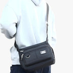 Structured Shoulder Work Bag with Laptop Compartment for Men