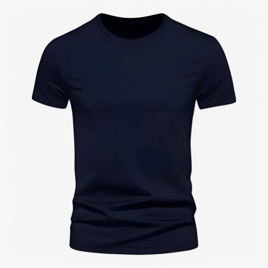 Oversized Cotton T-Shirt with a Relaxed Round Neckline