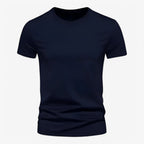 Oversized Cotton T-Shirt with a Relaxed Round Neckline