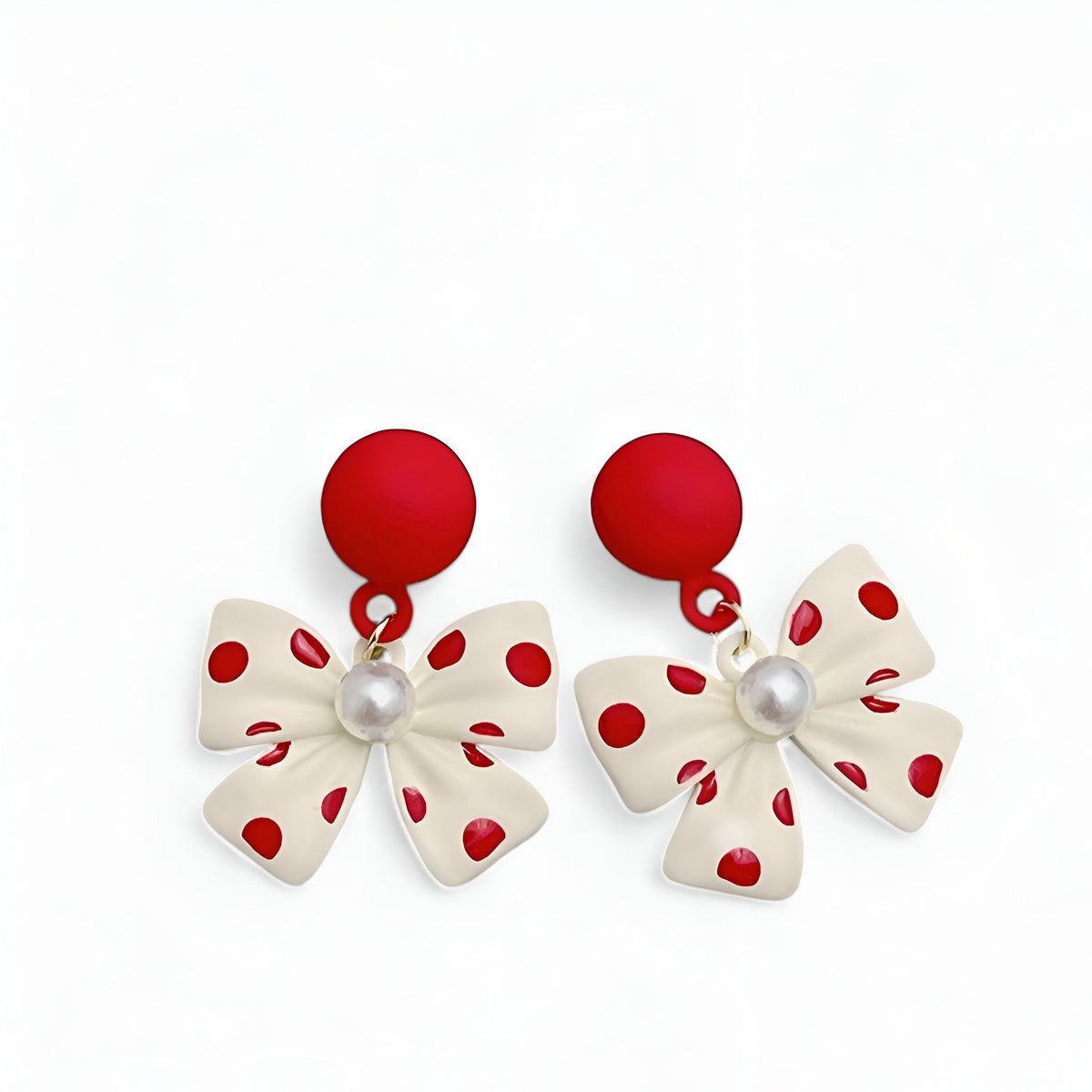 Pearl Bow Earrings for Weddings and Special Occasions
