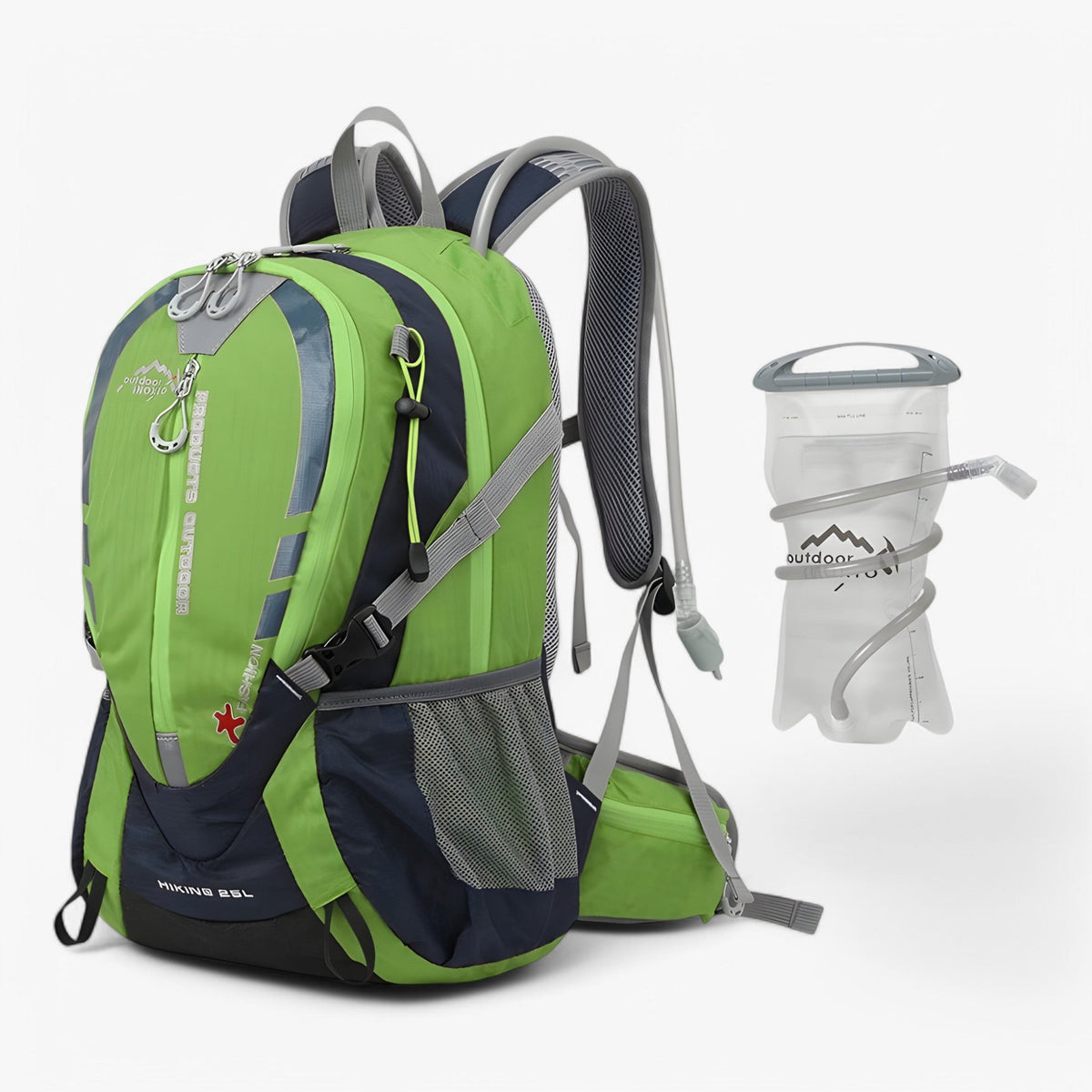 25L Hydration Backpack with Ventilated Back Panel