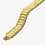 Stainless Steel Bracelet with a Gold-Tone Finish