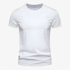 Oversized Cotton T-Shirt with a Relaxed Round Neckline