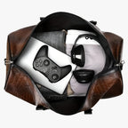 Spacious Faux Leather Travel Bag, Sized for Carry-On Use
