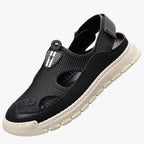 Mesh-sandaler som andas, för herr, med halkfri sula