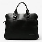 Faux Leather Handbag with a Padded 14-Inch Laptop Compartment