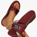 Wedge Heel Sandals with Soft Cushioned Comfort Insole