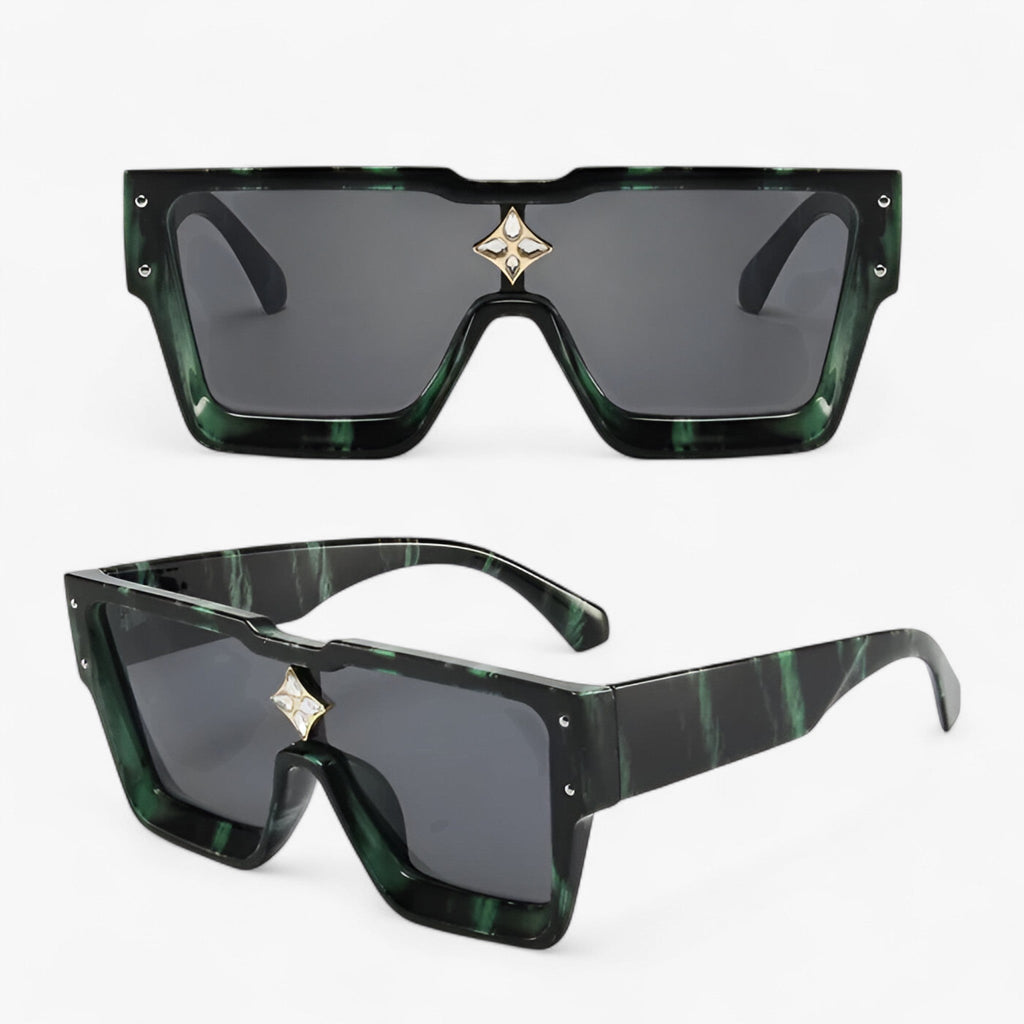 Square Frame Unisex Sunglasses with Lightweight Ergonomic Build