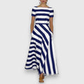 Elegant Cut Dress with Defined Waistline