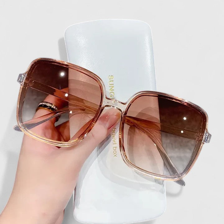 Classic Frame Sunglasses with UV400 Lenses