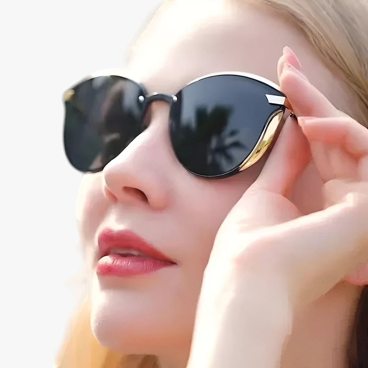 Polarised Round Sunglasses with a Timeless Flattering Frame