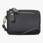 Compact Wallet with Keyring and Zip Coin Pocket