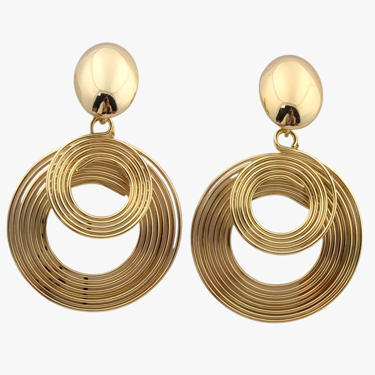 Lightweight Oversized Geometric Statement Earrings