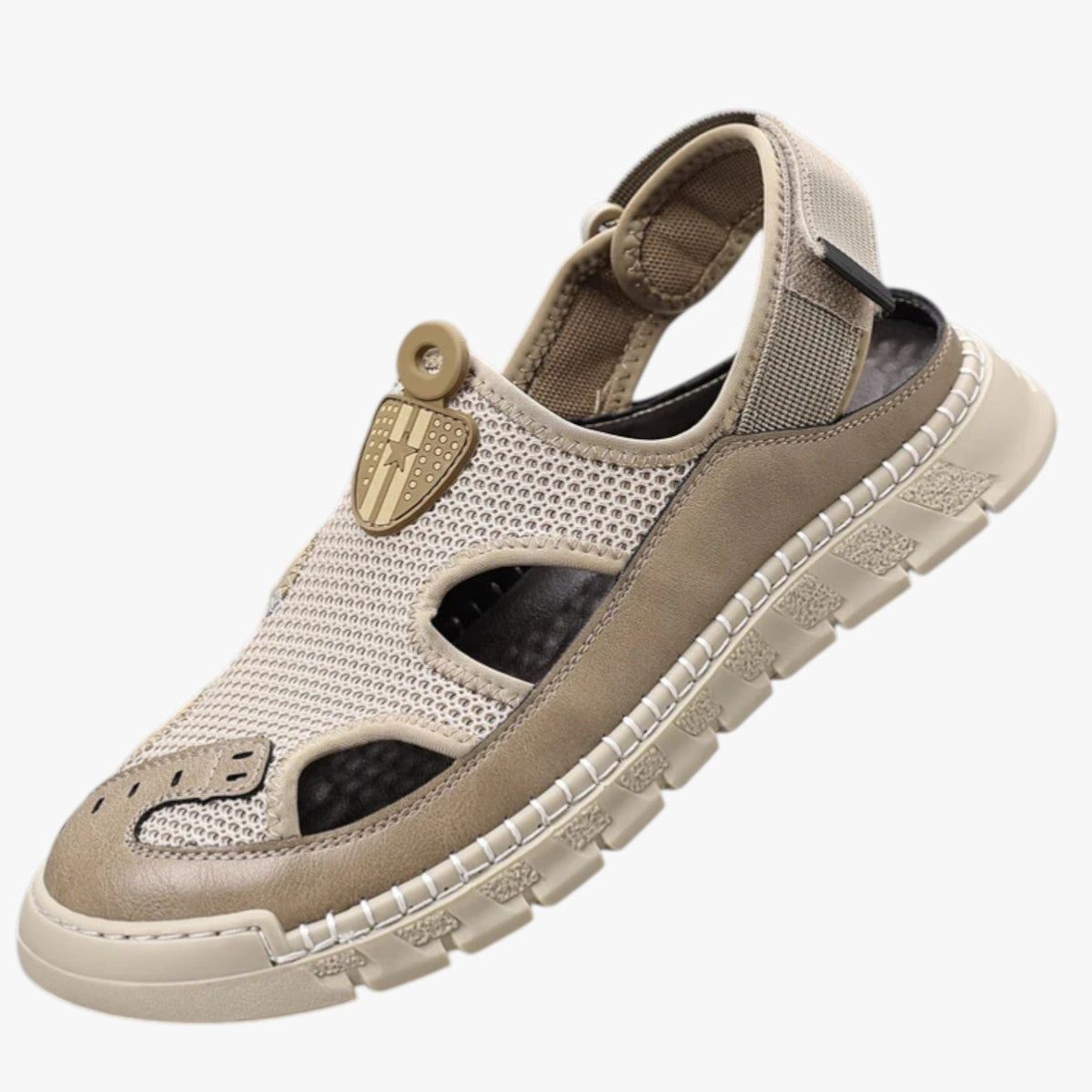 Breathable Mesh Sandals for Men with Slip-Resistant Sole