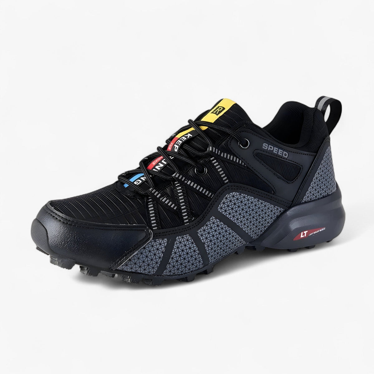 Water-Resistant Hiking Shoes with Slip-Resistant Sole