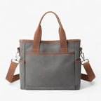 Bolso de hombro grande de lona con correa ajustable