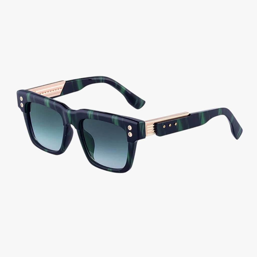 Retro sunglasses with a distinctive '70s silhouette